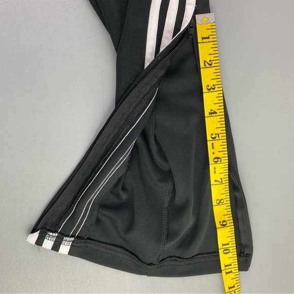 Adidas climacool athletic athleisure black 3 stripe pants sz small - Picture 14 of 14